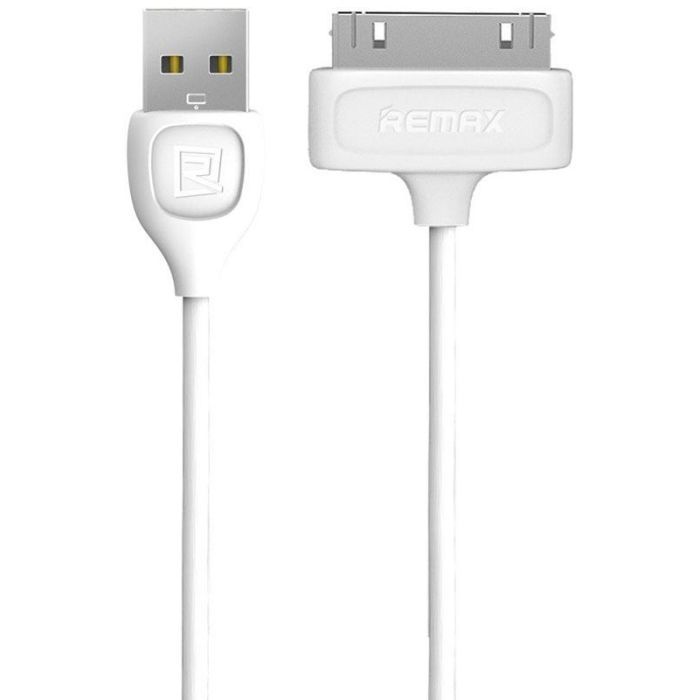 Дата кабель USB 2.0 AM to Apple 30pin 0.5m Lesu RC-050 White Remax (F_48634)