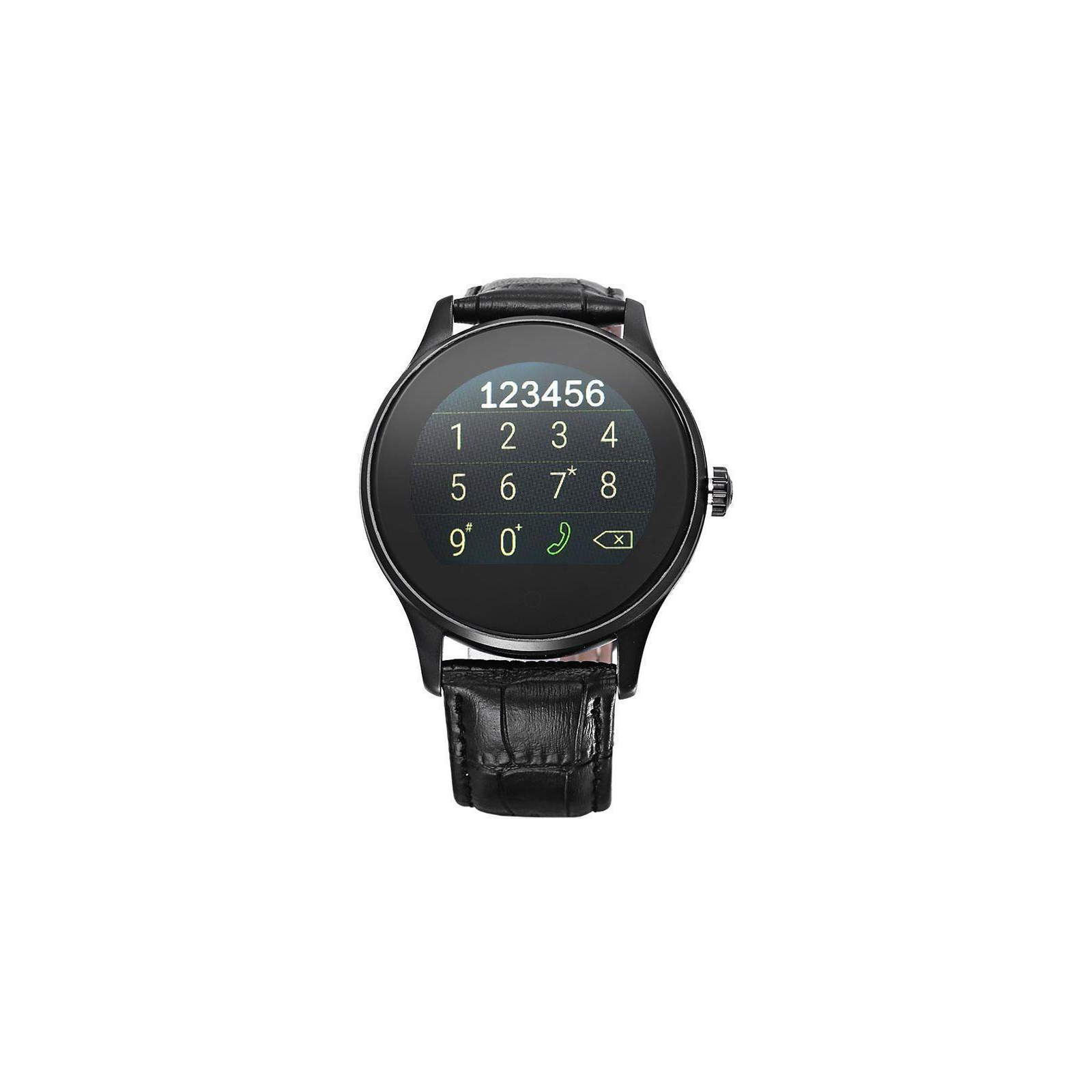 Смарт-годинник UWatch K88H Black Leather Strap (F_59768) зображення 5
