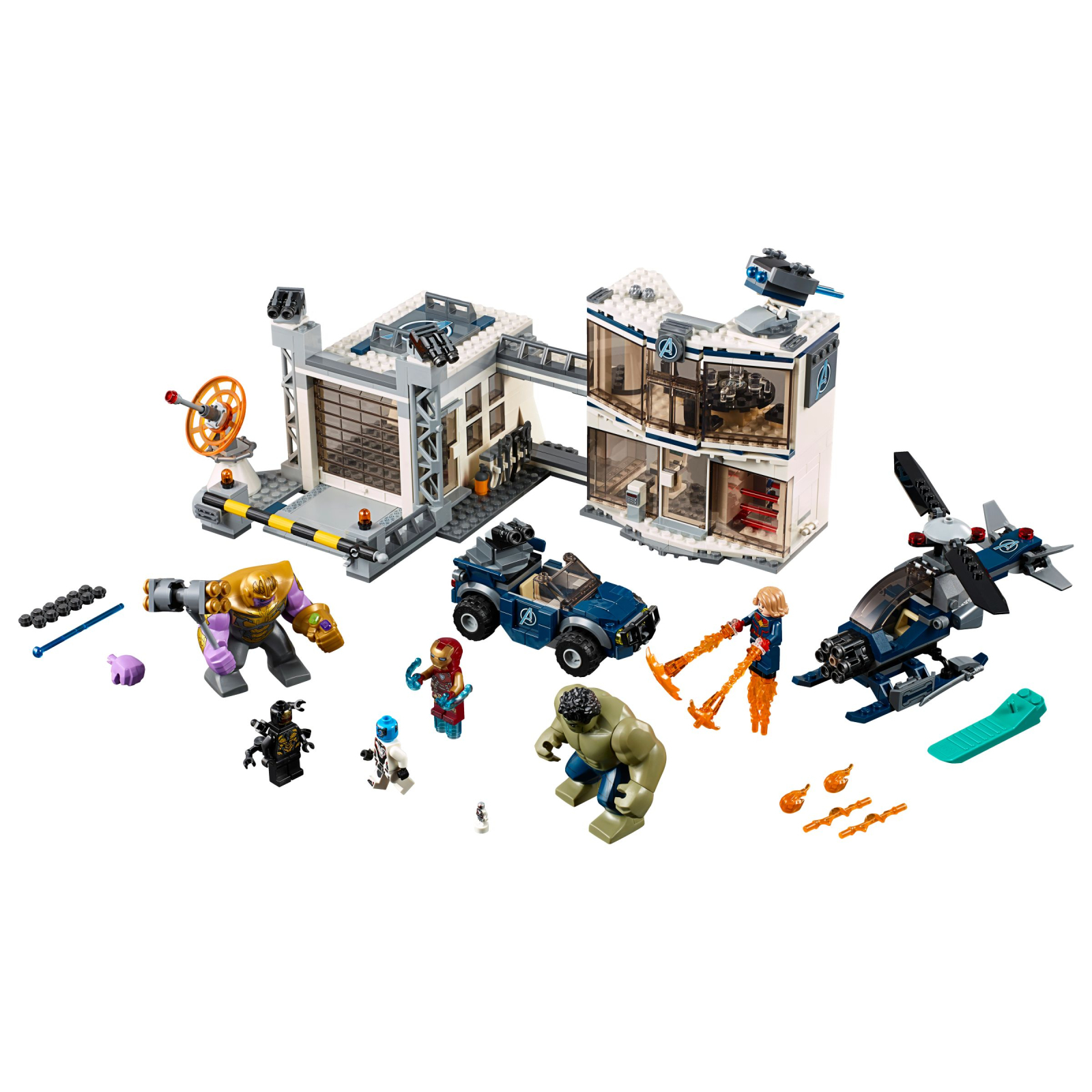 Конструктор LEGO Marvel Comics Битва на базе Мстителей 699 деталей (76131) изображение 2