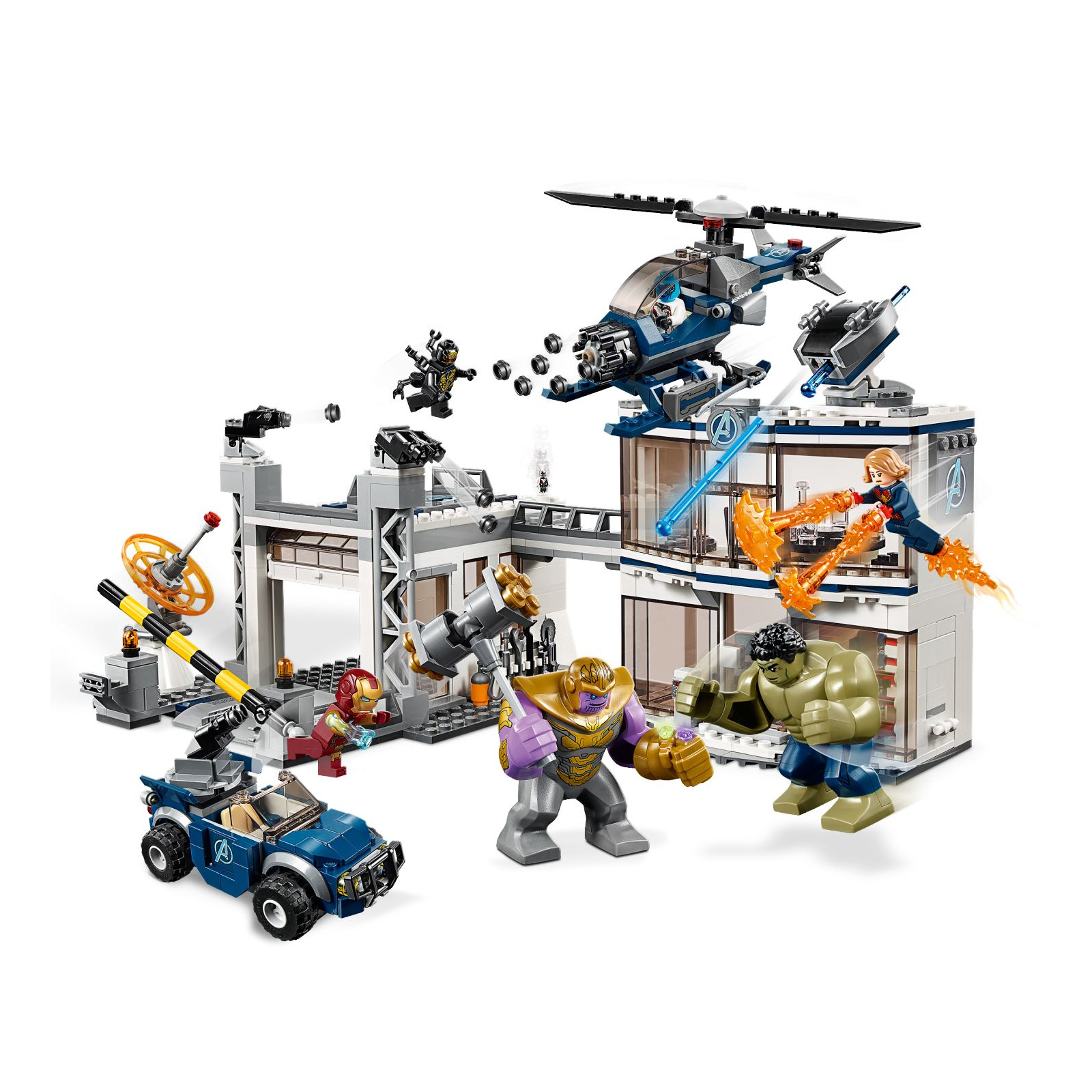 Конструктор LEGO Marvel Comics Битва на базе Мстителей 699 деталей (76131) изображение 3