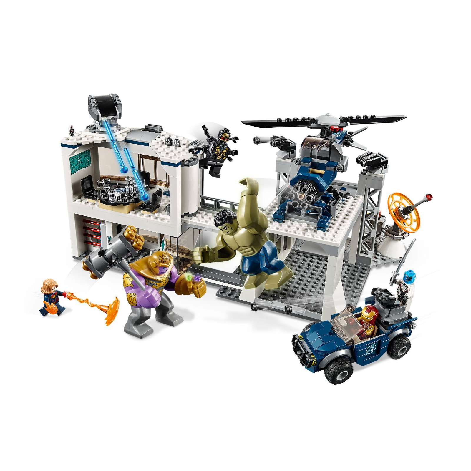 Конструктор LEGO Marvel Comics Битва на базе Мстителей 699 деталей (76131) изображение 4
