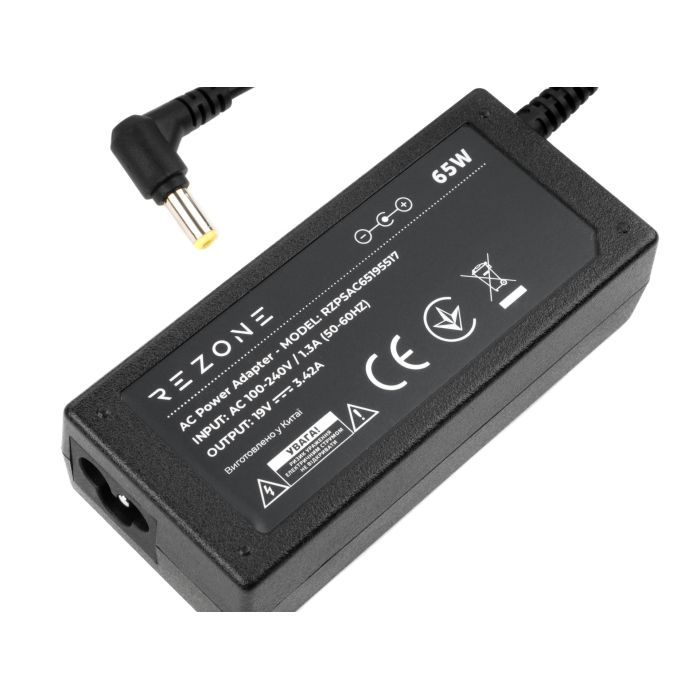 Блок питания к ноутбуку Rezone ACER 65W 19V 3,42A 5.5*1.7 (RZPSAC65195517) изображение 3