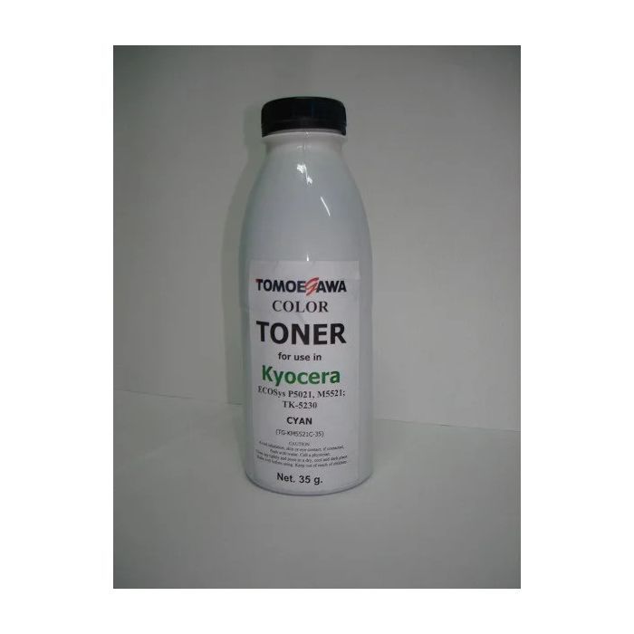 Тонер KYOCERA TK-5230 (35г) Cyan Tomoegawa (TG-KM5521C-35)
