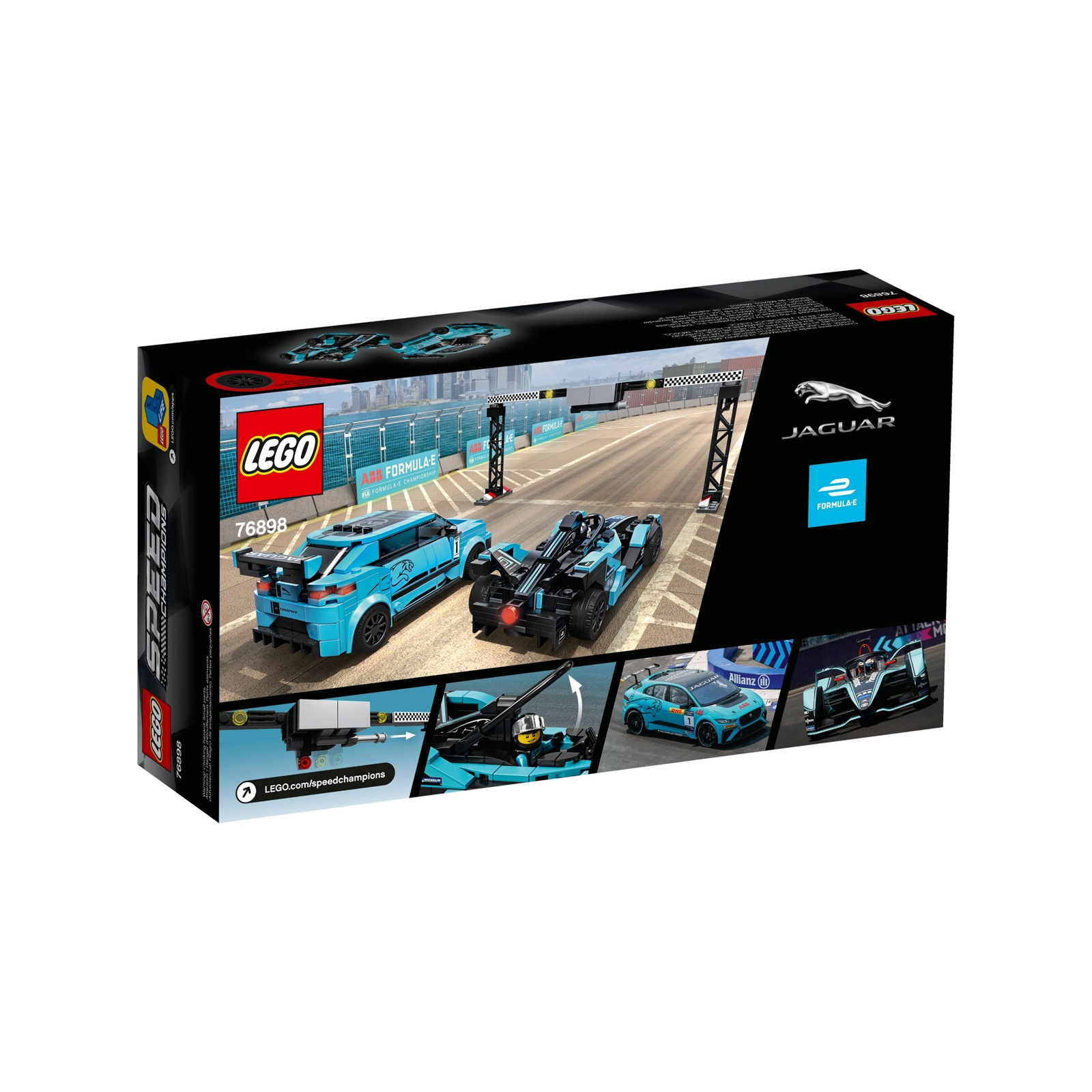 Конструктор LEGO Formula E Panasonic Jaguar Racing GEN2 car & Jaguar I-PACE (76898) изображение 4