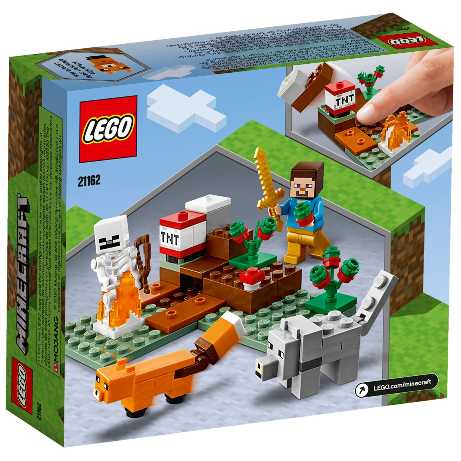 Конструктор LEGO Minecraft Пригода в тайзі 74 деталі (21162) зображення 5