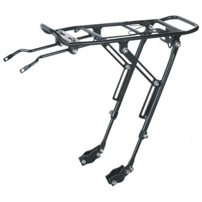 Багажник велосипедный Velotrade KAIWEI KW-667-01 Al на верхние перья черный (CAR-024)
