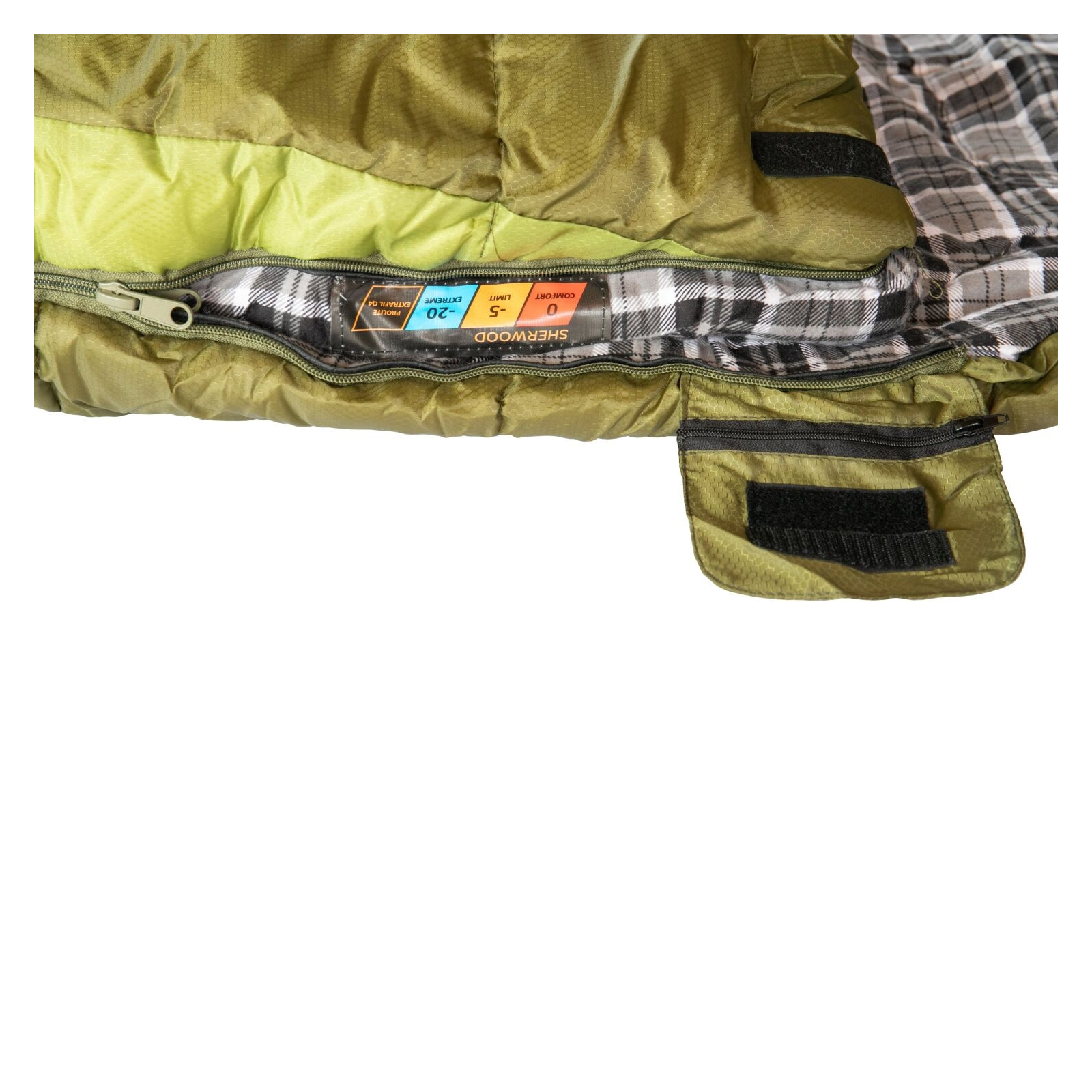 Спальный мешок Tramp Sherwood Long Olive/Grey L (UTRS-054L-L) изображение 4