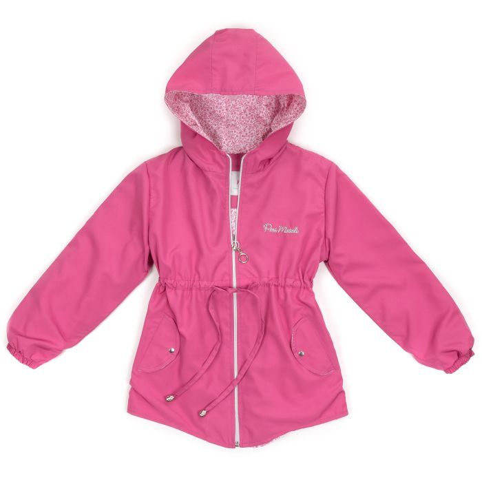 Куртка дитяча Haknur вітровка з капюшоном (7855-140G-fuchsia)