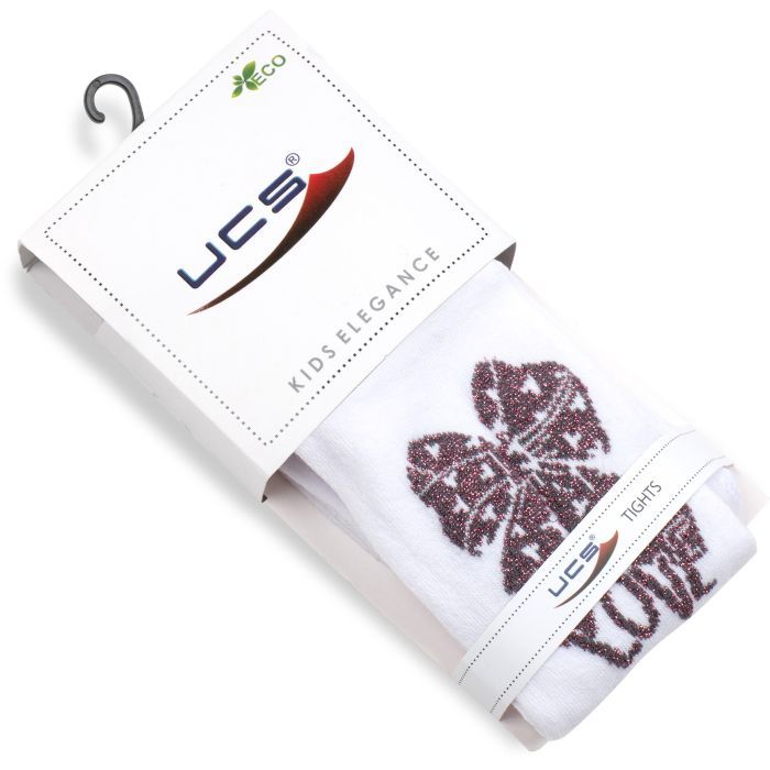 Колготки детские UCS Socks с бантом (M0C0301-2158-7G-white) изображение 2