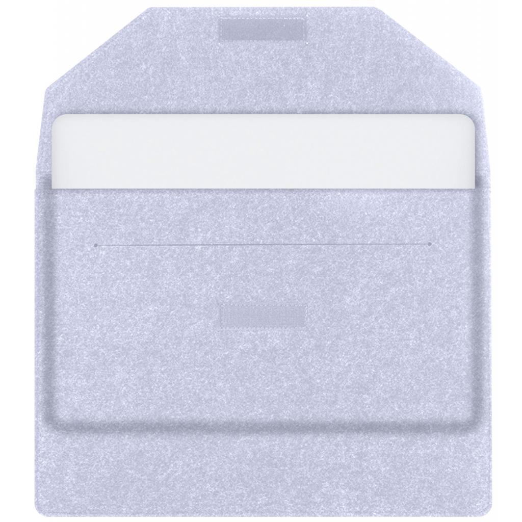 Чохол до ноутбука AirOn 13,3" Premium Grey (4822356710620) зображення 2