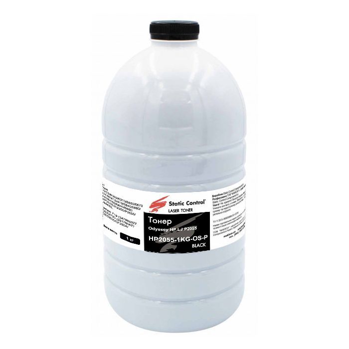 Тонер HP LJ P2055 1кг, Odyssey, фасовка Static Control (HP2055-1KG-OS-P)
