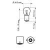 Автолампа Philips 21W (12498 LLECO CP) изображение 3