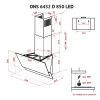Витяжка кухонна Perfelli DNS 6452 D 850 GR LED зображення 12