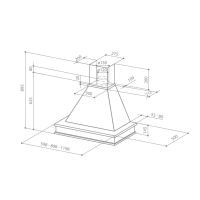 Витяжка кухонна Faber RANCH O1 90 SRM NG зображення 2