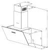 Вытяжка кухонная Pyramida NRX1-60 WH изображение 7