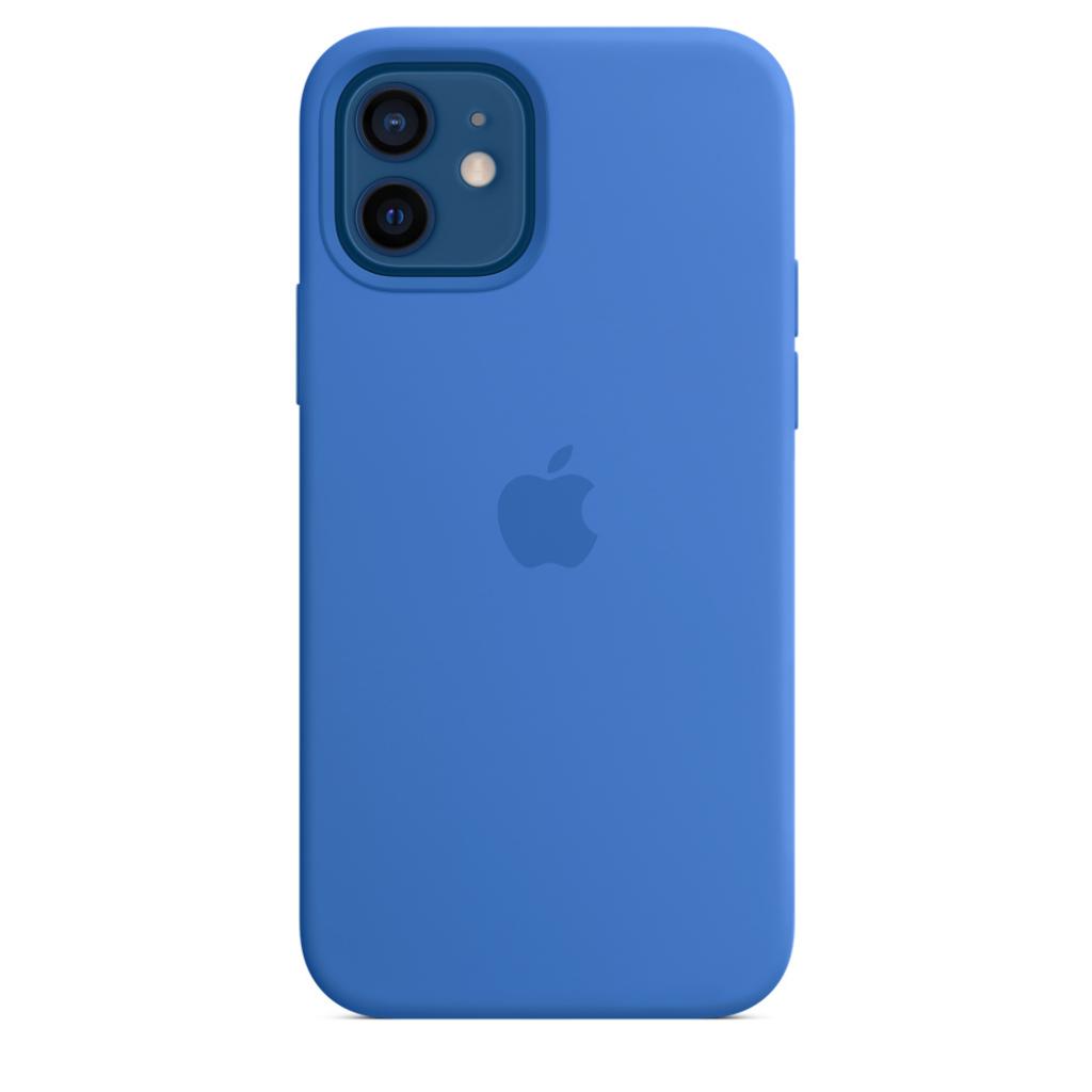Чехол для мобильного телефона Apple iPhone 12 | 12 Pro Silicone Case with MagSafe - Capri Blue, (MHKM3ZM/A) изображение 2