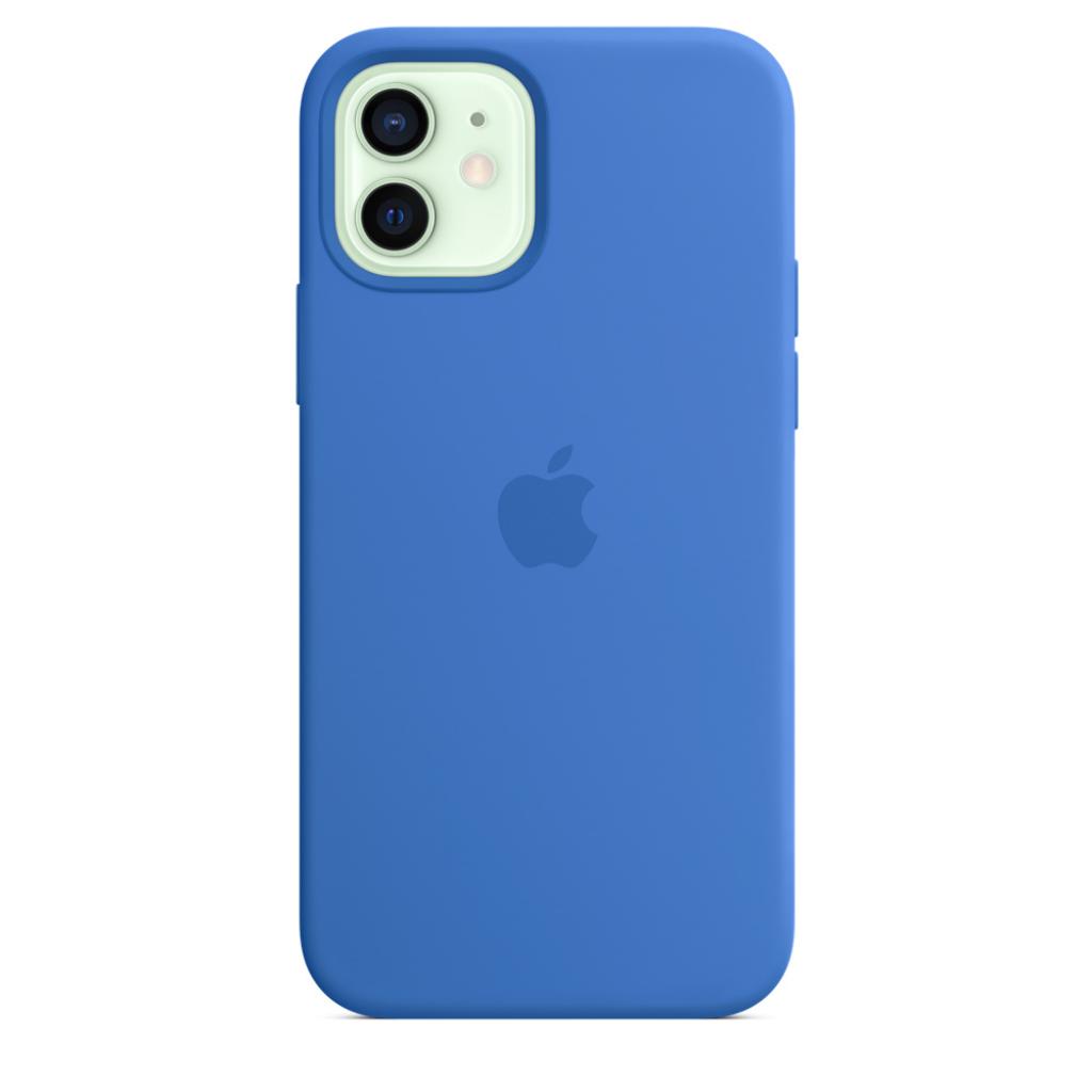 Чехол для мобильного телефона Apple iPhone 12 | 12 Pro Silicone Case with MagSafe - Capri Blue, (MHKM3ZM/A) изображение 3
