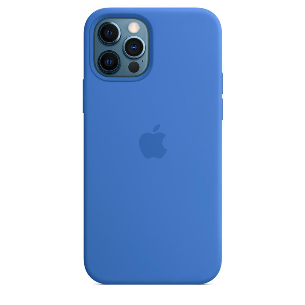 Чехол для мобильного телефона Apple iPhone 12 | 12 Pro Silicone Case with MagSafe - Capri Blue, (MJYY3ZE/A) изображение 6