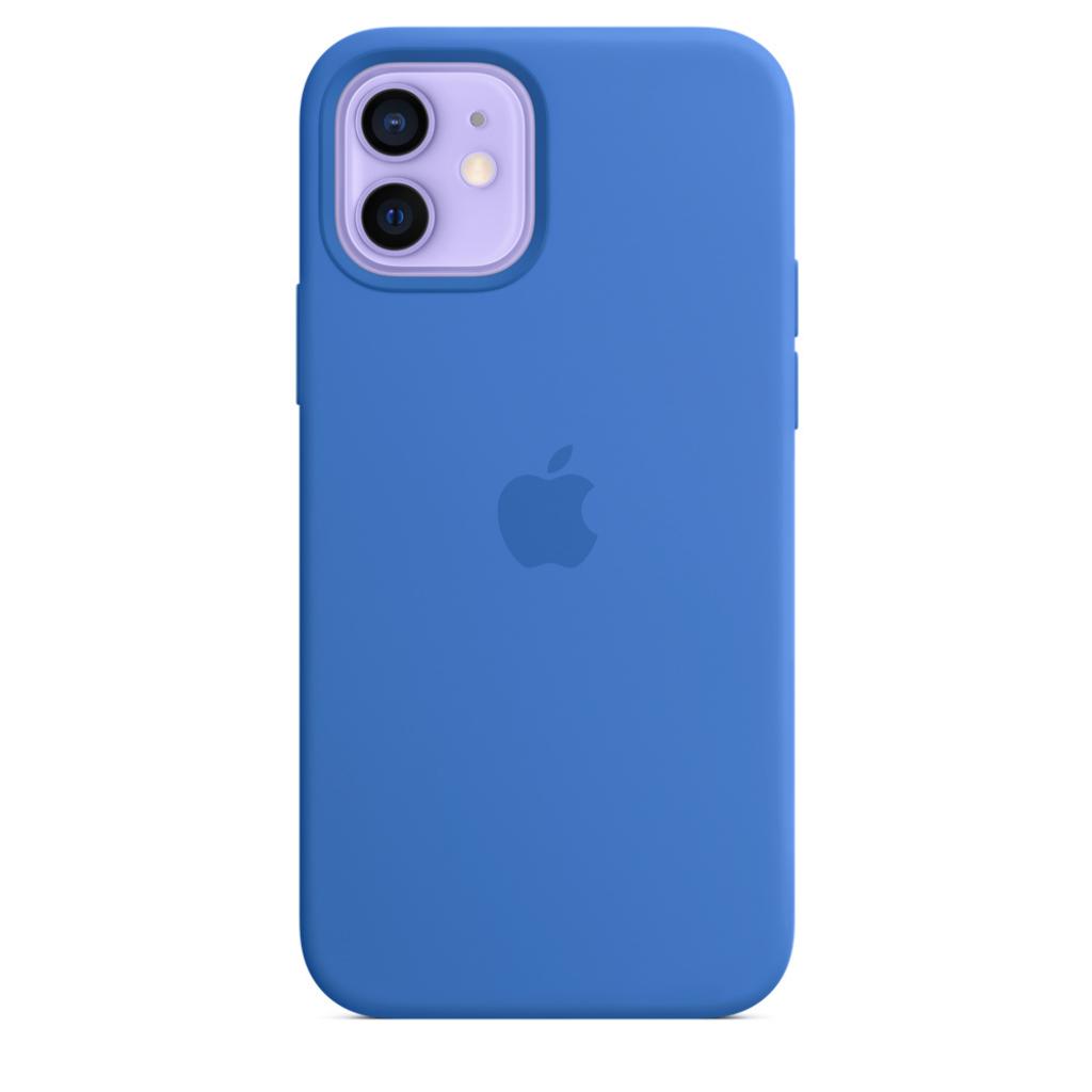 Чехол для мобильного телефона Apple iPhone 12 | 12 Pro Silicone Case with MagSafe - Capri Blue, (MJYY3ZE/A)