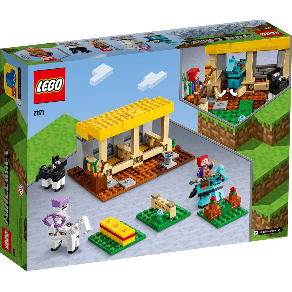 Конструктор LEGO Minecraft Конюшня 241 деталь (21171) изображение 7