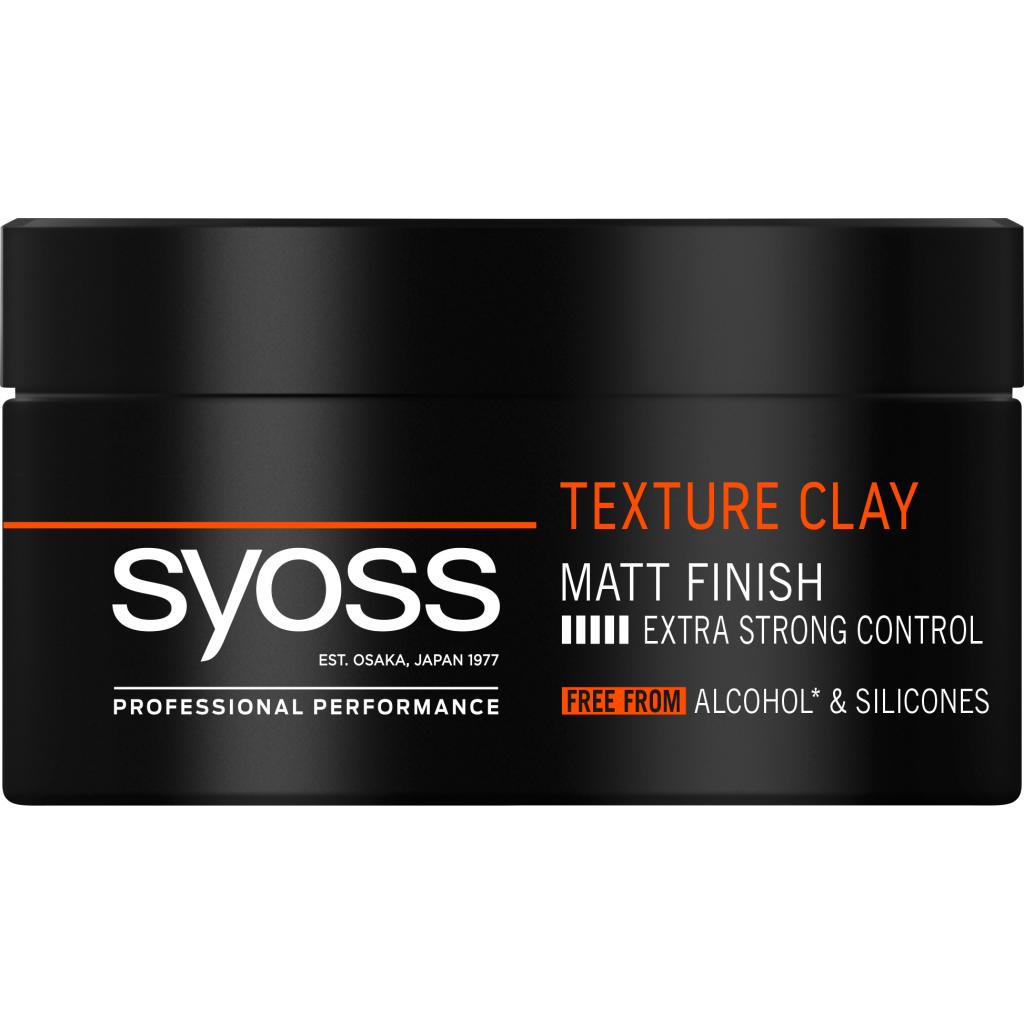 Глина для волос Syoss Texture Clay (Фиксация 5) 100 мл (9000101208580)