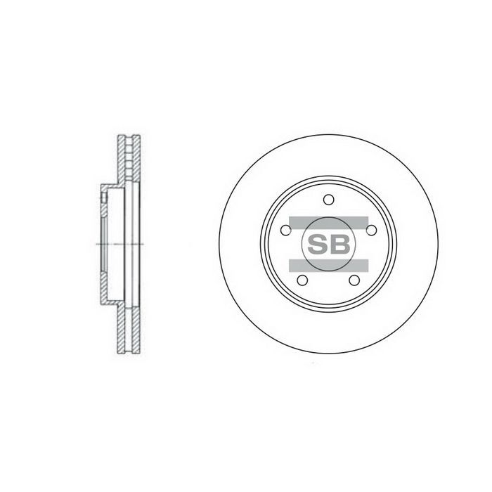 Тормозной диск HI-Q SD4202