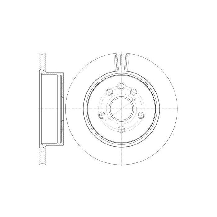 Тормозной диск REMSA 61255.10