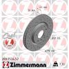 Тормозной диск ZIMMERMANN 200.2534.52