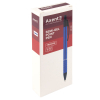 Ручка масляна Axent Prestige автоматична метал. корпус синій, Синя 0.7 мм (AB1086-02-02) зображення 2