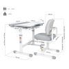 Парта Cubby Nerine grey (221920) зображення 11