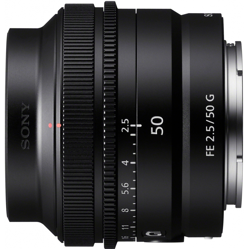 Об'єктив Sony 50mm, f/2.5 G для камер NEX (SEL50F25G.SYX) зображення 4