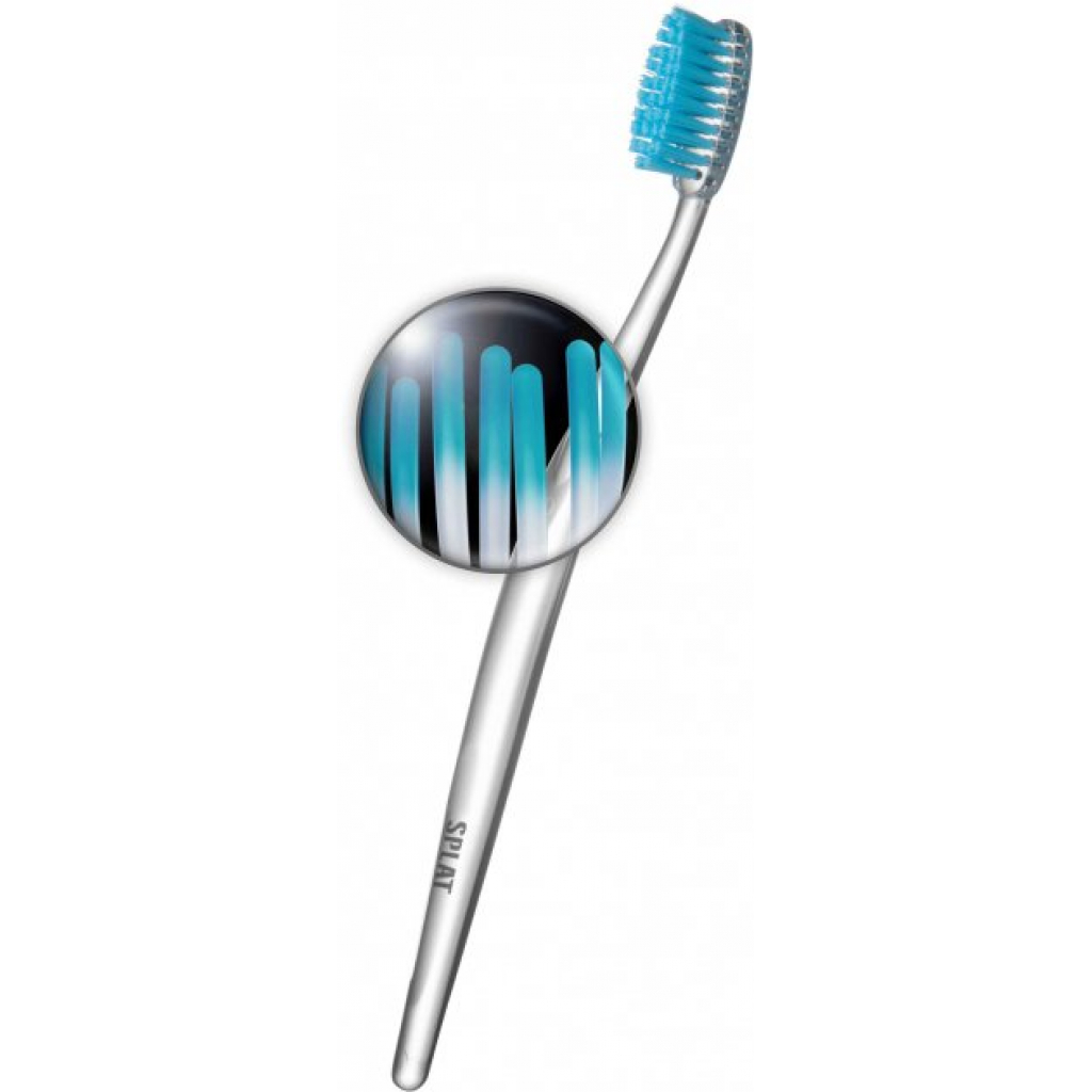 Зубная щетка Splat Professional Whitening Medium Голубая щетина (4603014006660) изображение 3