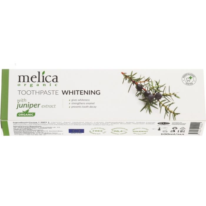 Зубная паста Melica Organic c экстрактом можжевельника 100 мл (4770416002221) изображение 2