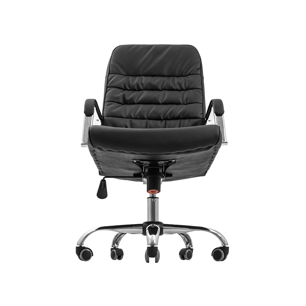 Офісне крісло Richman Лион Хром к/з чорний (IM0000093) зображення 4