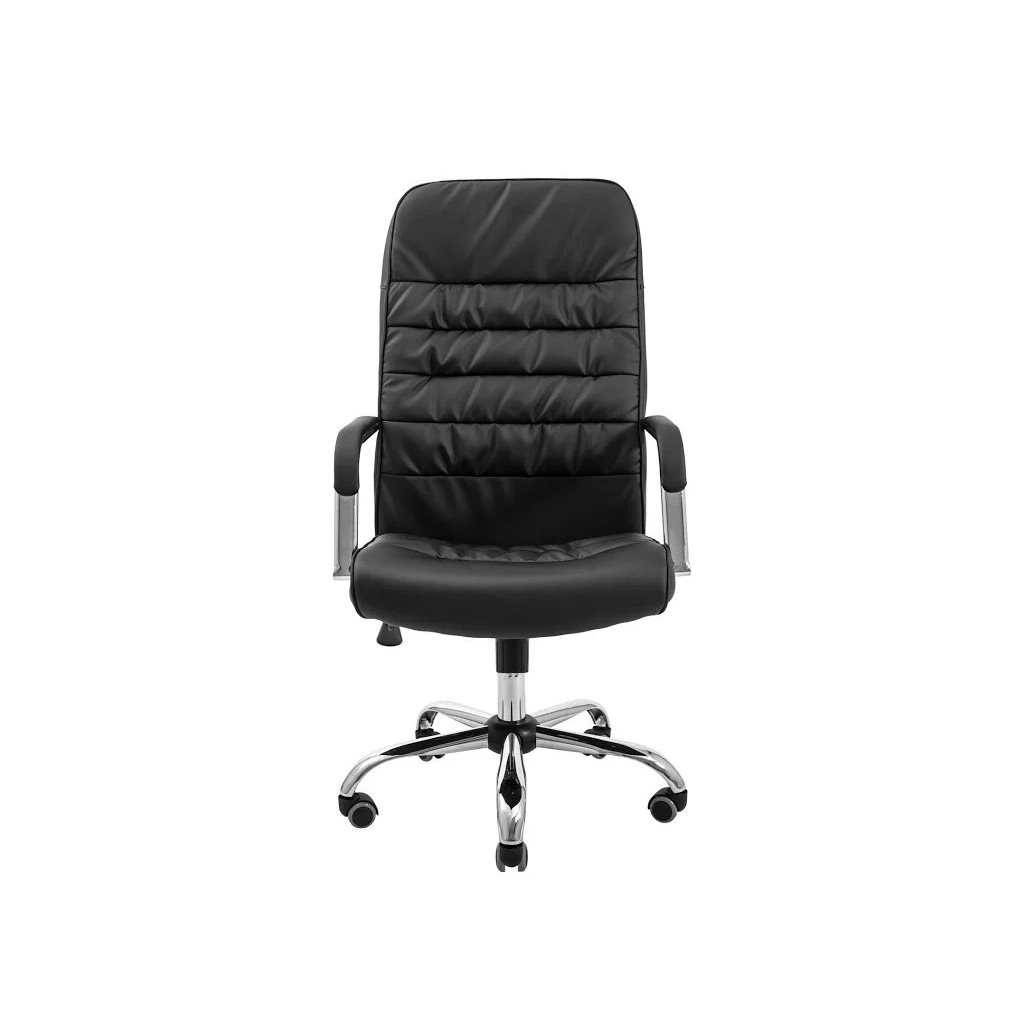 Офісне крісло Richman Лион Хром к/з чорний (IM0000093)