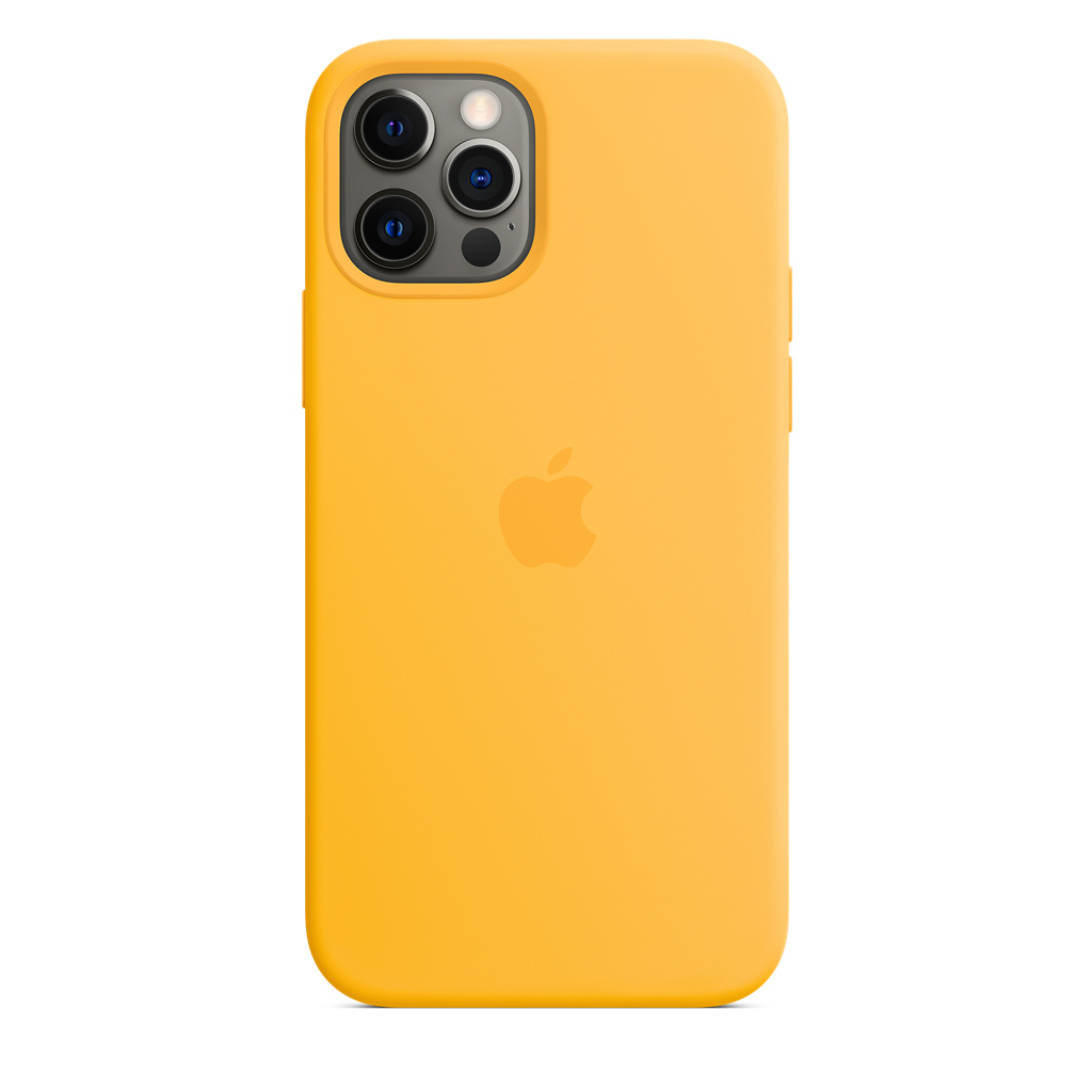 Чехол для мобильного телефона Apple iPhone 12 Pro Max Silicone Case with MagSafe - Sunflower, Mo (MKTW3ZE/A) изображение 2