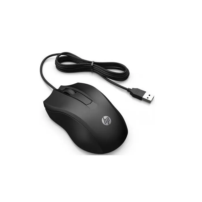 Мышка HP 100 USB Black (6VY96AA) изображение 2