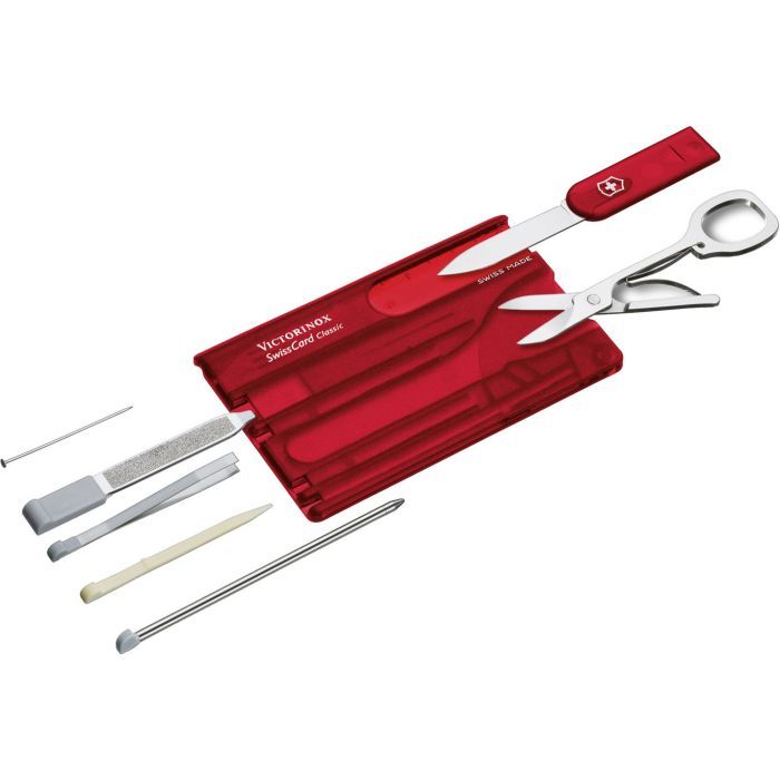 Нож Victorinox SwissCard Transparent Blue (0.7122.T2) изображение 3