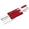 Нож Victorinox SwissCard Transparent Red (0.7100.T) изображение 3