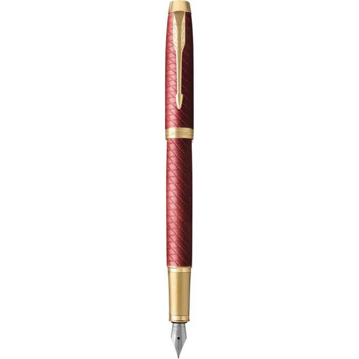 Ручка перьевая Parker IM 17 Premium Red GT  FP F (24 811)
