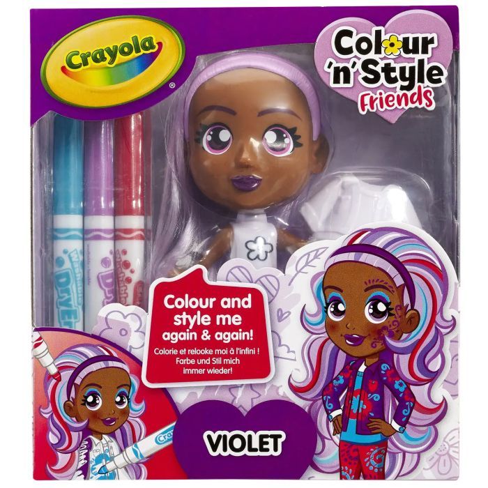 Набор для творчества Crayola Colour n Style Стильные девушки Виолетта (918939.005)