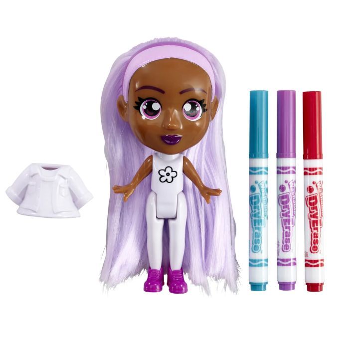 Набор для творчества Crayola Colour n Style Стильные девушки Виолетта (918939.005) изображение 2