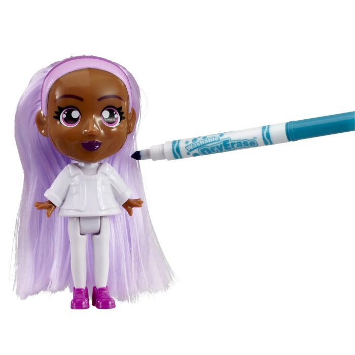 Набор для творчества Crayola Colour n Style Стильные девушки Виолетта (918939.005) изображение 5