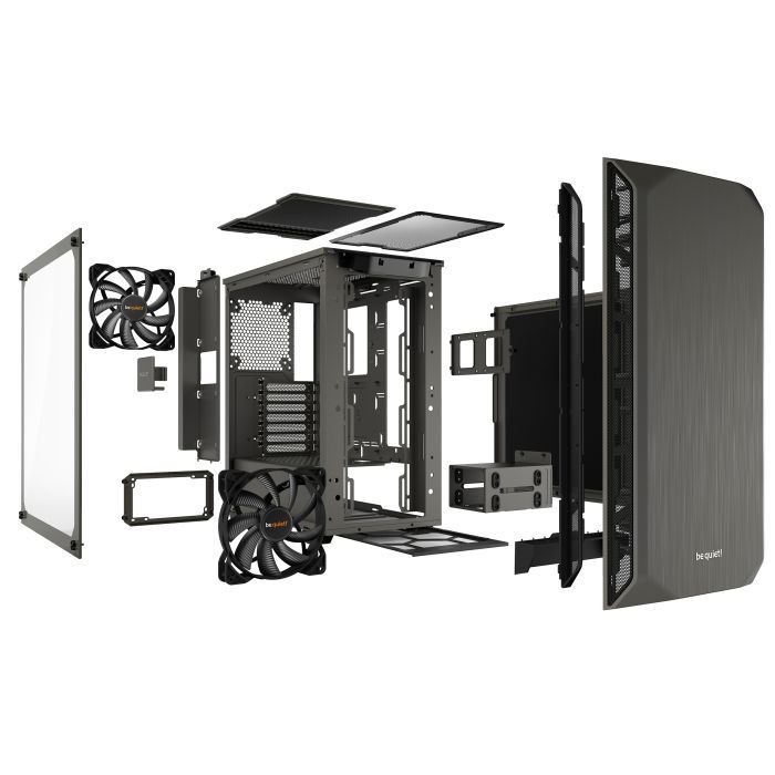 Корпус Be quiet! Pure Base 500 Window Metallic Gray (BGW36) изображение 9