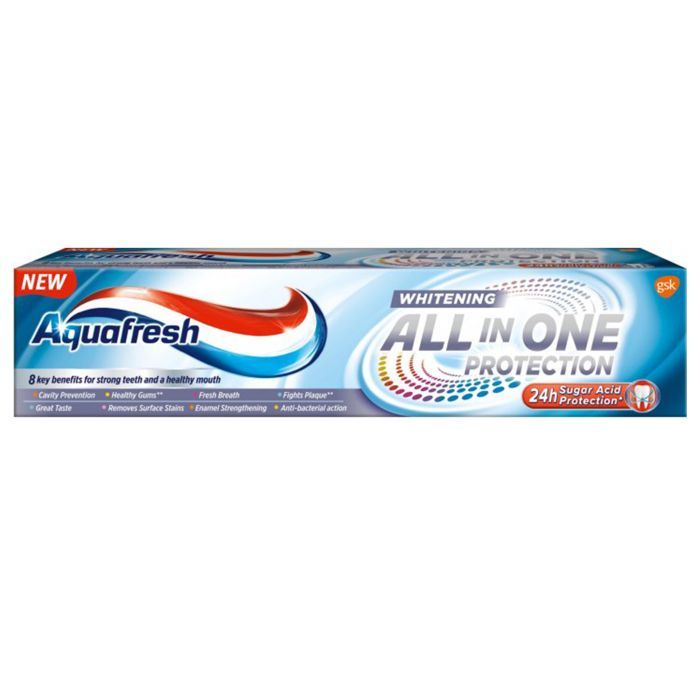 Зубная паста Aquafresh All in One Отбеливающая 100 мл (5054563058591/5054563157164)