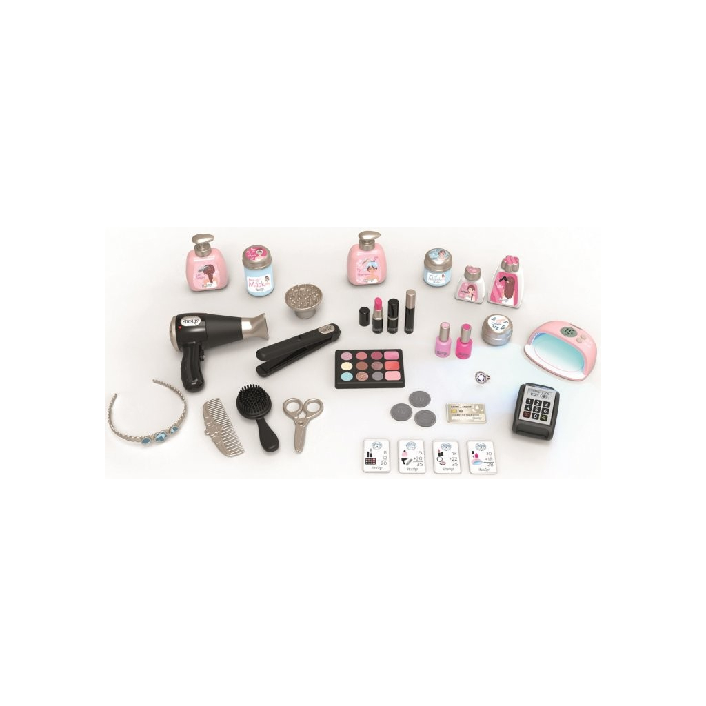 Игровой набор Smoby Бьюти салон с набором косметики, 32 аксессуара (320240) изображение 3