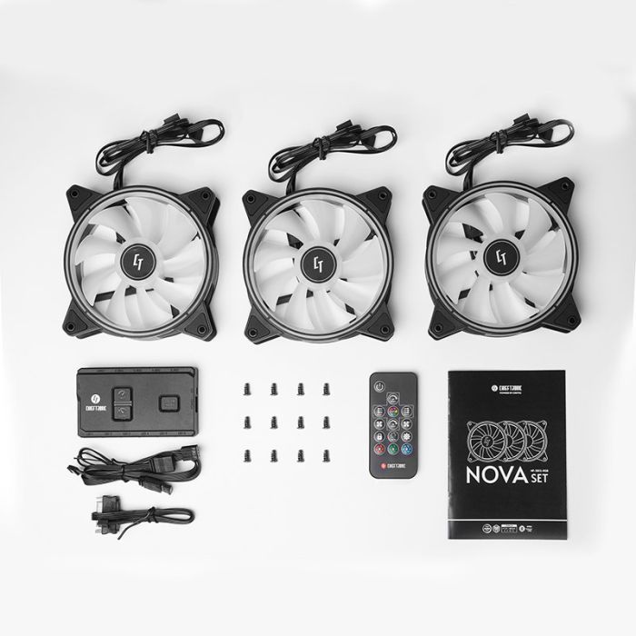 Кулер для корпуса Chieftec Nova (NF-3012-RGB) изображение 9