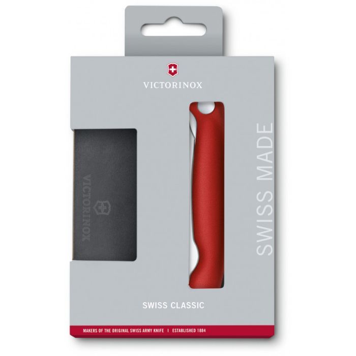 Набор ножей Victorinox SwissClassic Cutting Board Set Red (6.7191.F1)