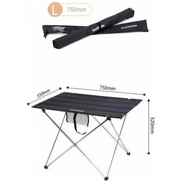 Туристичний стіл Naturehike NH20JJ020 L Aluminium Beige (6927595763438) зображення 3