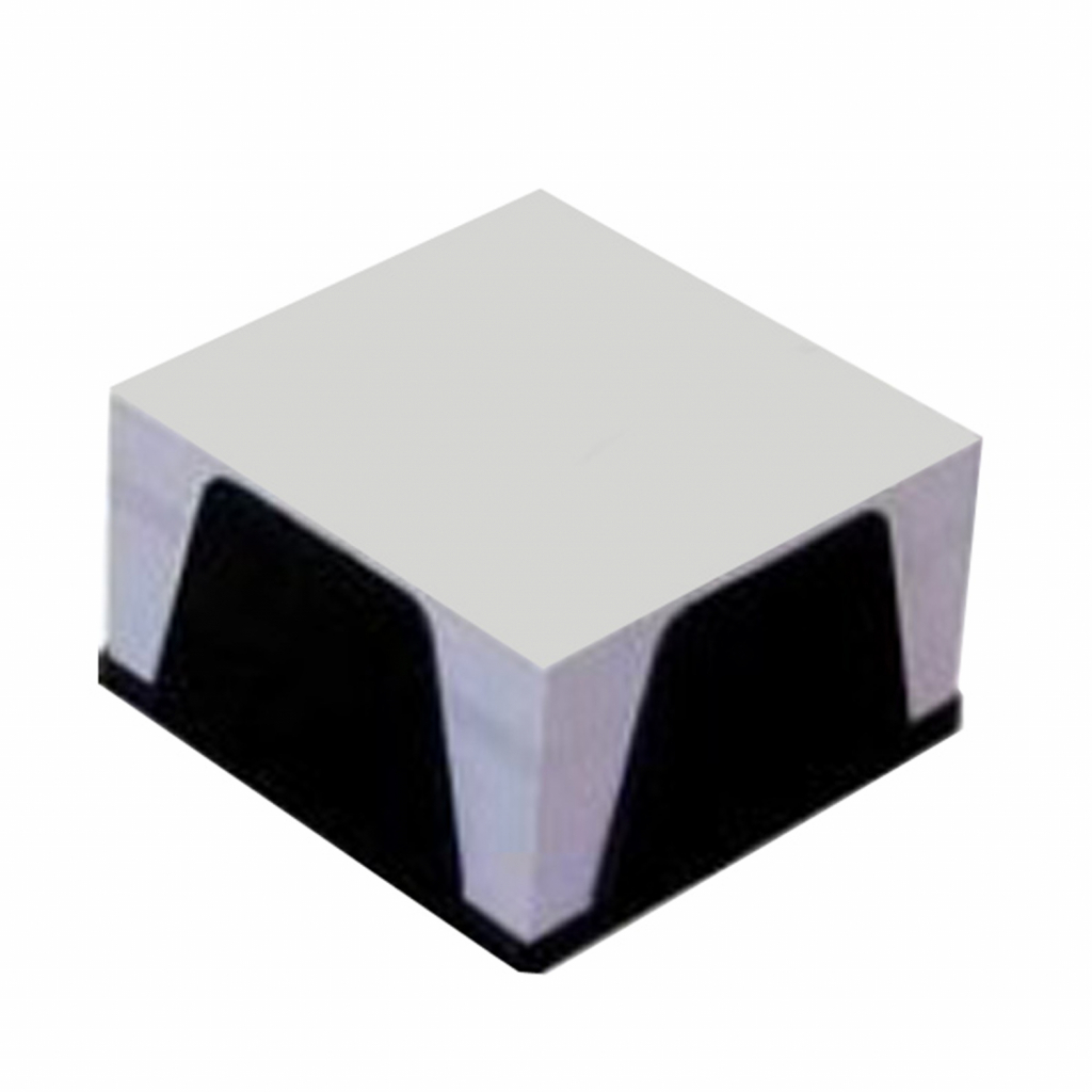 Подставка-куб для писем и бумаг КіП с белой бумагой 90х90х45 мм 500 л черный (BOXP-KIP-BOKSBKIP-B)